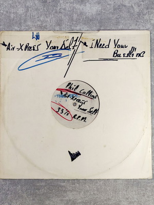 Phil Collins Alison Williams Air Xpress Yourself Tonite I Need Your Baseline 12'' Vinyl used