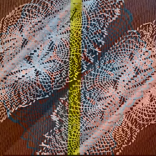 Салфетка на 1 кука употребявана, фино тънко плетиво
