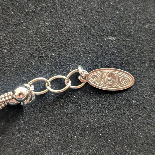 Oxette bracelet new, silver plated with platinum finish