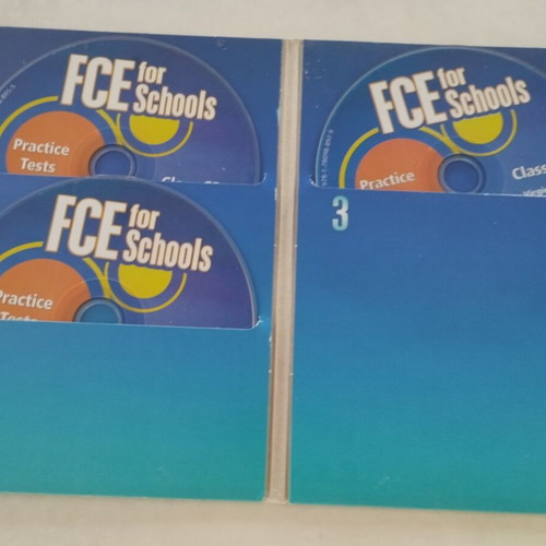 FCE for Schools Practice Tests Teacher's Book and Class CDs like new with Past Papers