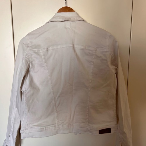 MANGO Denim Jacket women's white used size M