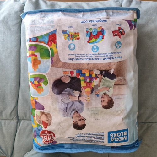 Mega Bloks Big Building Bag Fisher-Price First Builders like new