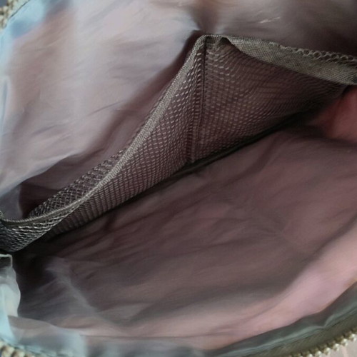 Toiletry bag used with multiple compartments and pockets