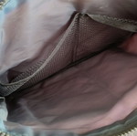 Toiletry bag used with multiple compartments and pockets