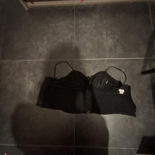 Corset Top On Line Fashion Club black, like new, adjustable straps