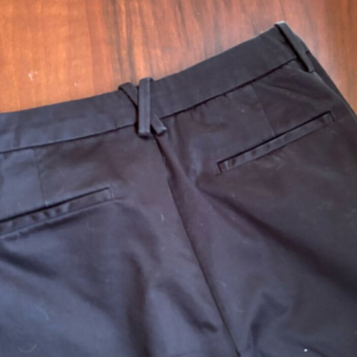 Massimo Dutti Pants Small Black Like New Gabardine