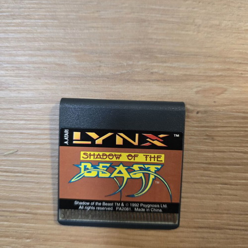 Shadow of the Beast Atari Lynx game used, action