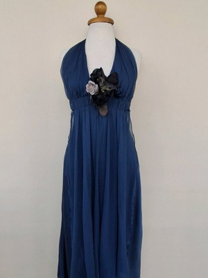 Jeff Gallano Paris dress blue like new, size S/M