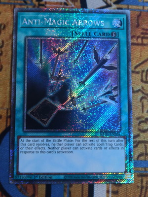 Anti Magic Arrows Quick Play Spell κάρτα σαν καινούργιο, Yugioh
