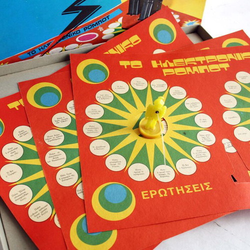 Electronic Robot Vintage 70's Board Game New