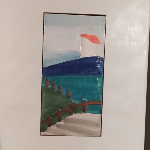 Decor tile painting new from Italy