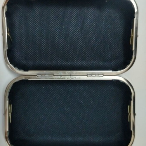 Clutch bag frame hand-held new, black