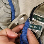 Τριγωνάκι μπικίνι μεταχειρισμένο με παγιέτες Despi, τοπ S, κάτω μέρος L