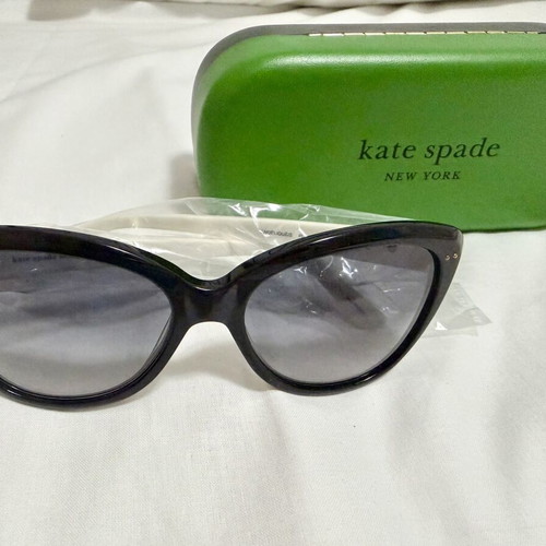 Kate Spade Angelique Hello Sunshine sunglasses new, black and white