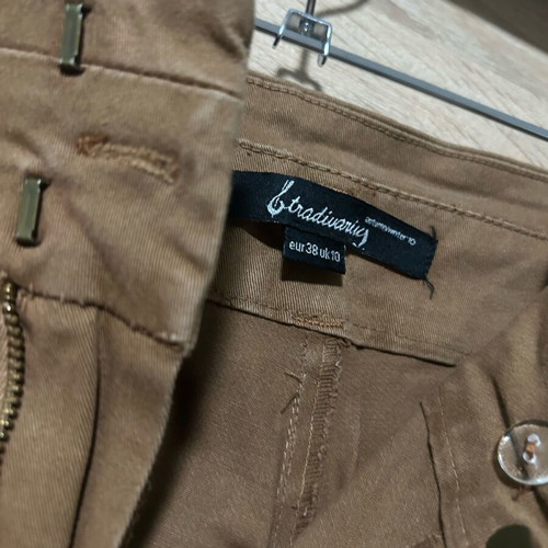 Stradivarius office pants brown like new, fitted size L
