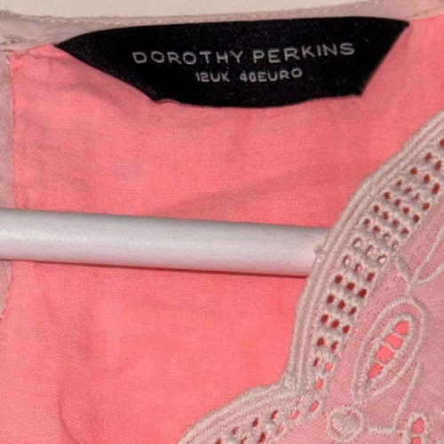 Dorothy Perkins dress like new, cotton with broderie embroidery, size UK12
