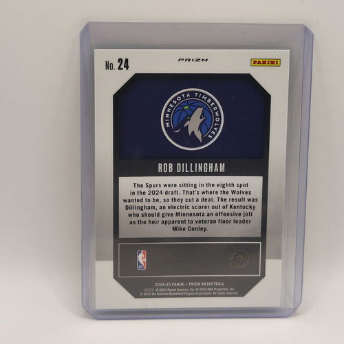 Rob Dillingham Prizm 2024-25 Emergent Green Insert Card new