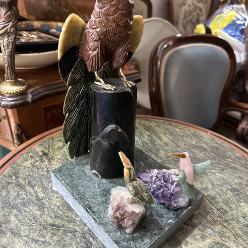Handmade items from rocks used, excellent condition