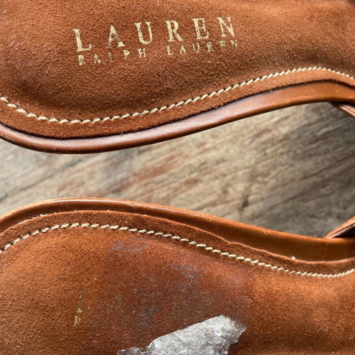 Ralph Lauren brown pumps size 38 new with low heel
