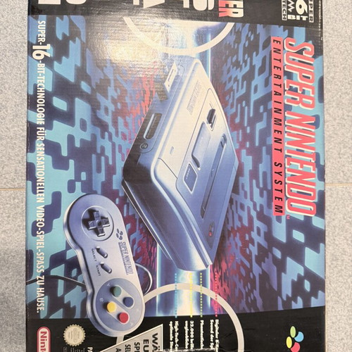 Super Nintendo Entertainment System SNES console like new, PAL German version