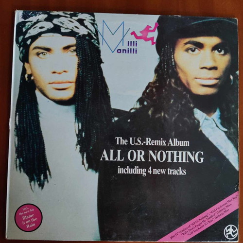Milli Vanilli vinyl in excellent condition