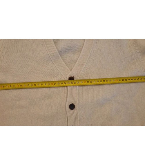 Zara Origins Men's Wool Cardigan like new, ecru, size S