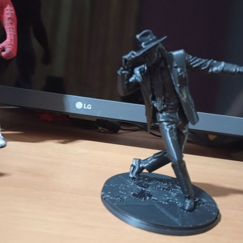 Michael Jackson figure, ready for painting