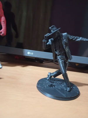 Michael Jackson figure, ready for painting