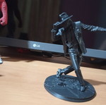 Michael Jackson figure, ready for painting