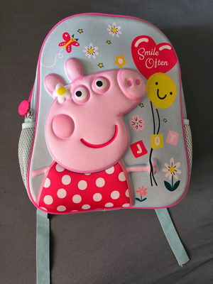 Раница с Peppa употребявана, розова многоцветна
