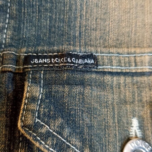Dolce & Gabbana women's denim jacket new, grey-brown faded, size S