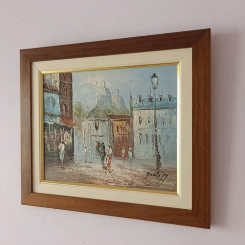 Oil painting by Burnett used, 35x30 cm framed