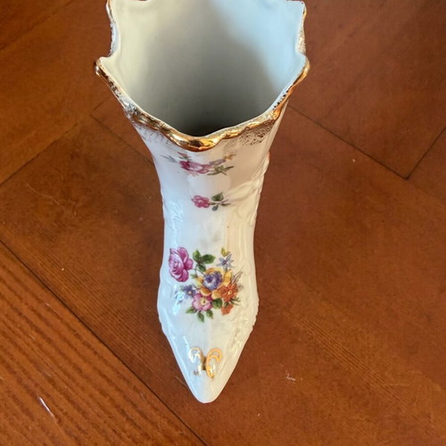 Dresden porcelain boot like new
