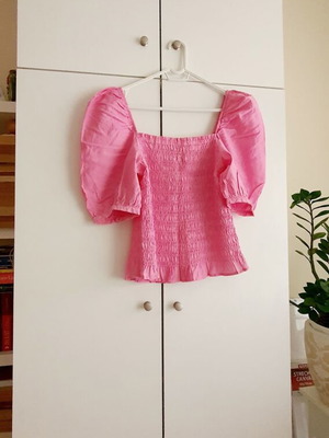 Viscose blouse new, size M, pink