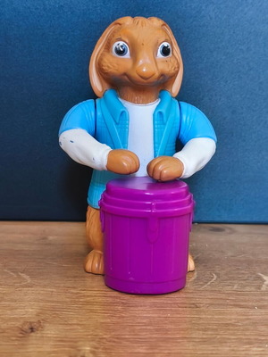 2011 Easter Bunny Drumming Burger King figure