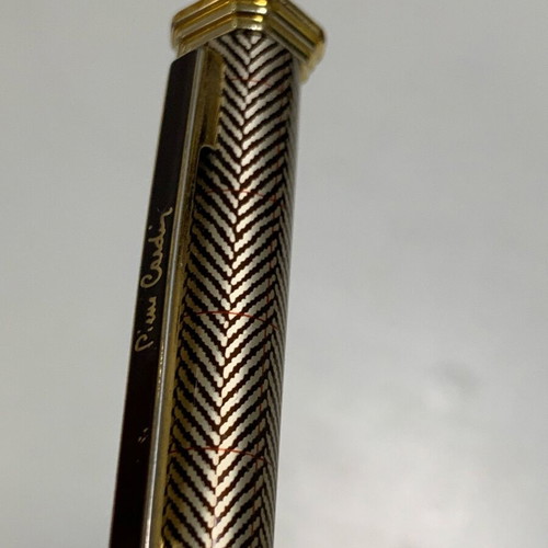 Pierre Cardin Lilliput pen used with herringbone pattern and gold details