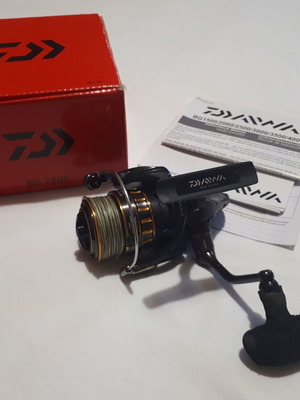 Daiwa BG 2500 spinning reel like new, filled with PE 1.0 line