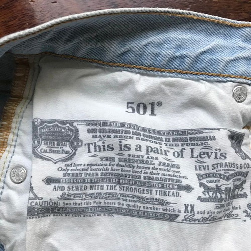 Levi’s 501 women’s 90’s straight leg jeans used, blue