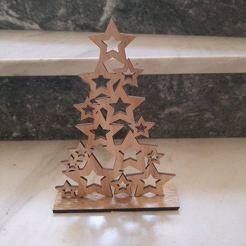 Christmas wooden decorations like new