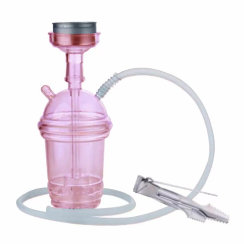 Al Malik Akka acrylic hookah orange 23 cm new
