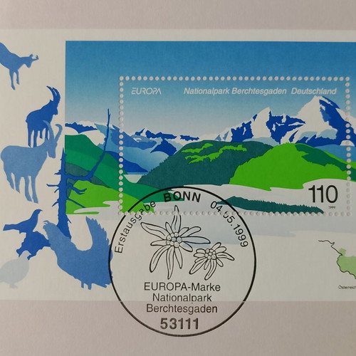 Germany 1999 stamp with Bonn first day cover cancellation