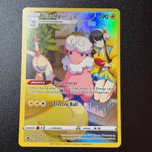 Pokémon TCG Flaaffy TG03/TG30 Rare Holo Silver Tempest like new