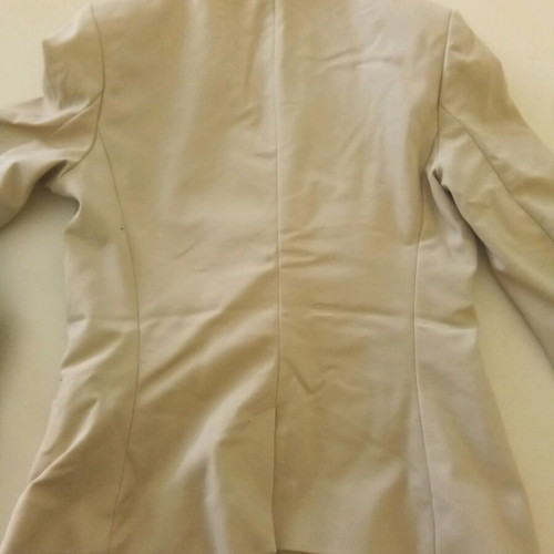 Mango beige jacket like new, fitted, lined