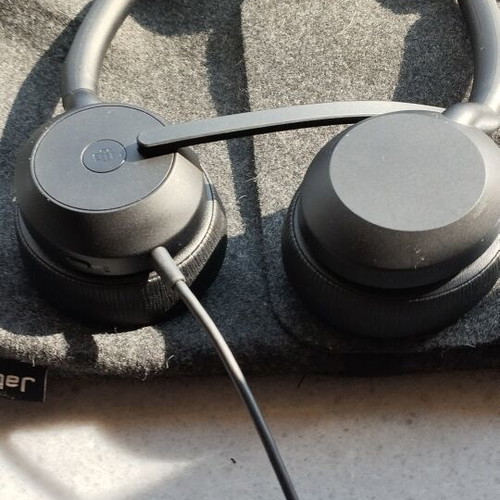 Jabra Evolve2 50 Wired USB-C Headset with USB-A Adapter