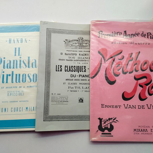 Sheet music books from the 80s used, set of 3