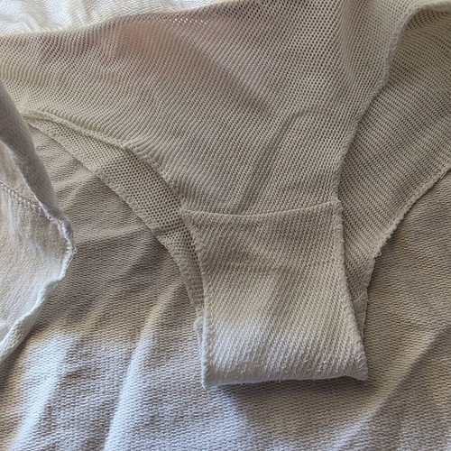 Just Cavalli beach skort from the 90s, white with colorful waistband
