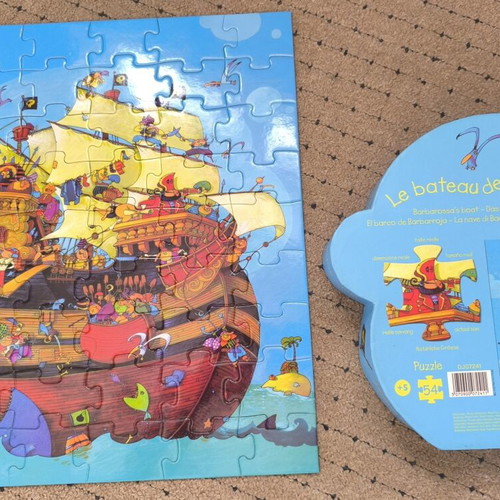 Djeco puzzle 54 pieces like new, for ages 5+