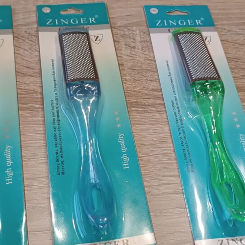 Foot care rasp new with metal file and plastic handle