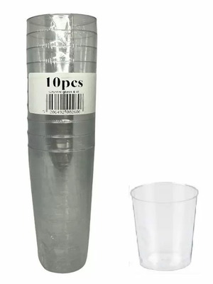 Пластмасови шотове нови, 6cl (2oz), комплект от 10 бр