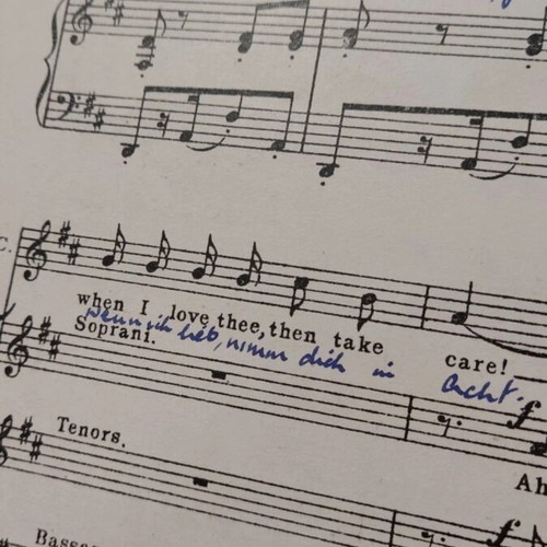 Carmen Opera Score used with notes in English and German